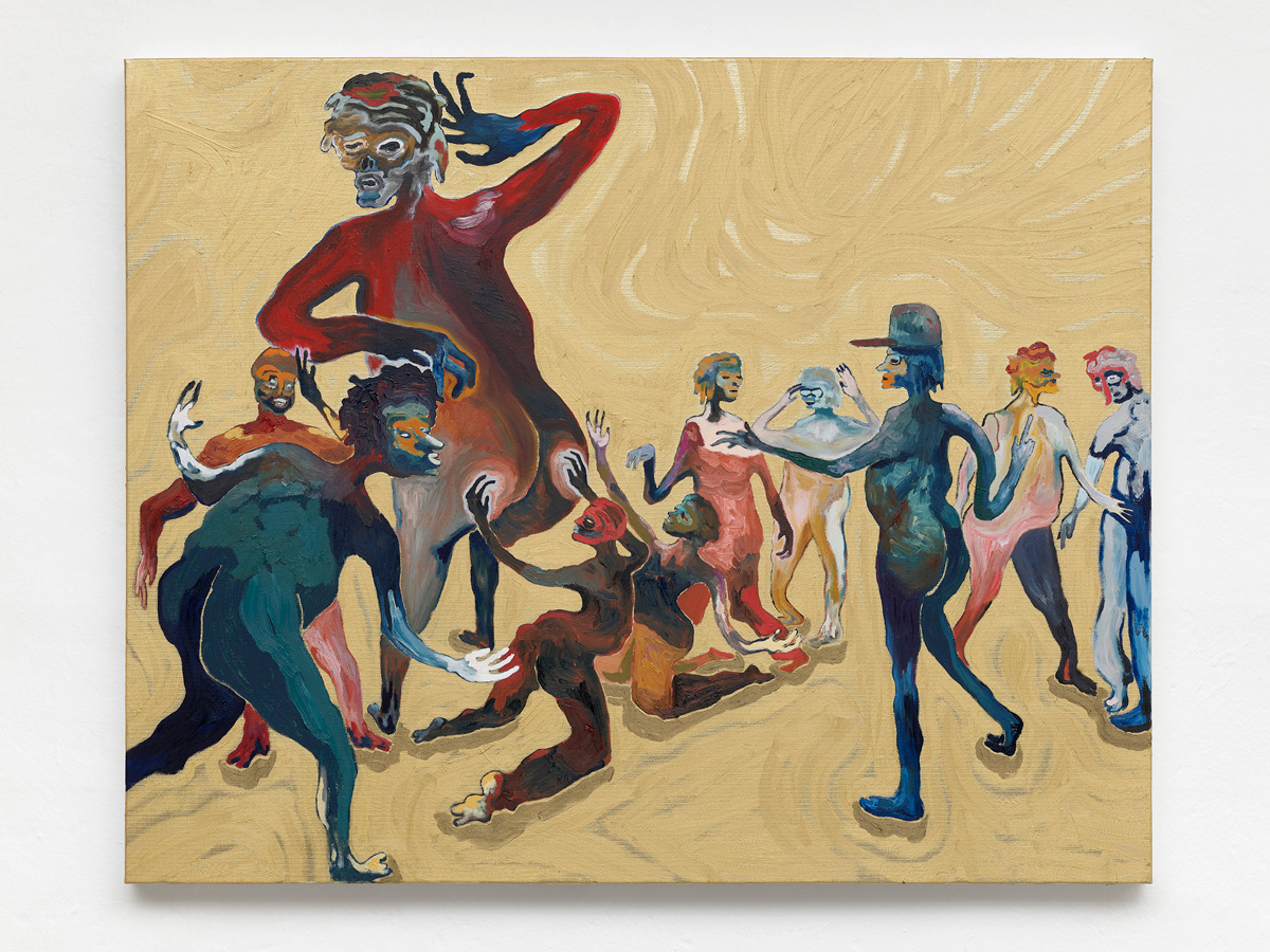 Osculum infame, 2019, Oil on canvas, 80x100cm
