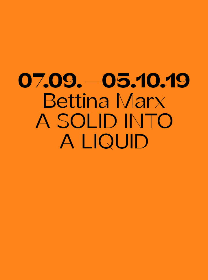 Bettina Marx A SOLID INTO A LIQUID Text